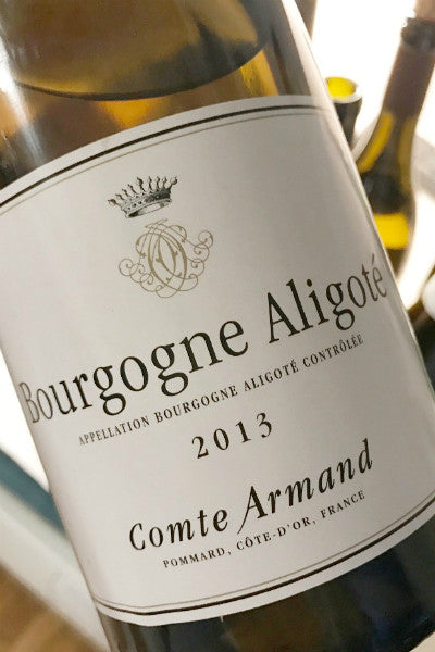 Yes, Aligoté Again! Comte Armand Bourgogne Aligote 2013