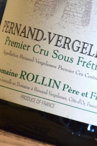 Domaine Rollin's Pernand Blancs are the Best Values in White Burgundy