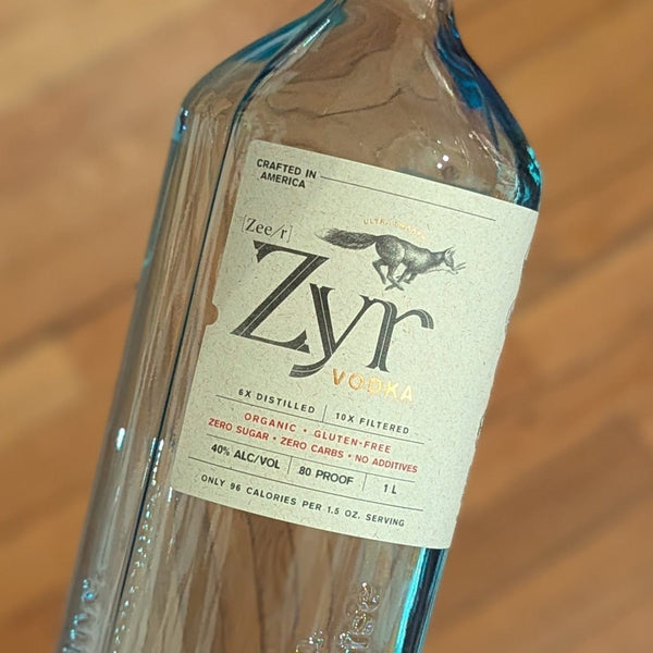 Zyr Vodka 1.0L– MCF Rare Wine