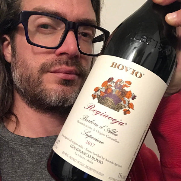 Bovio's 2017 Barbera Regiaveja