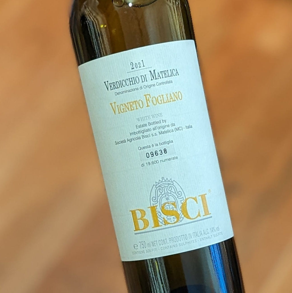 Bisci Verdicchio di Matelica Vigneto Fogliano 2021 Italy-Le Marche-White Bisci - MCF Rare Wine