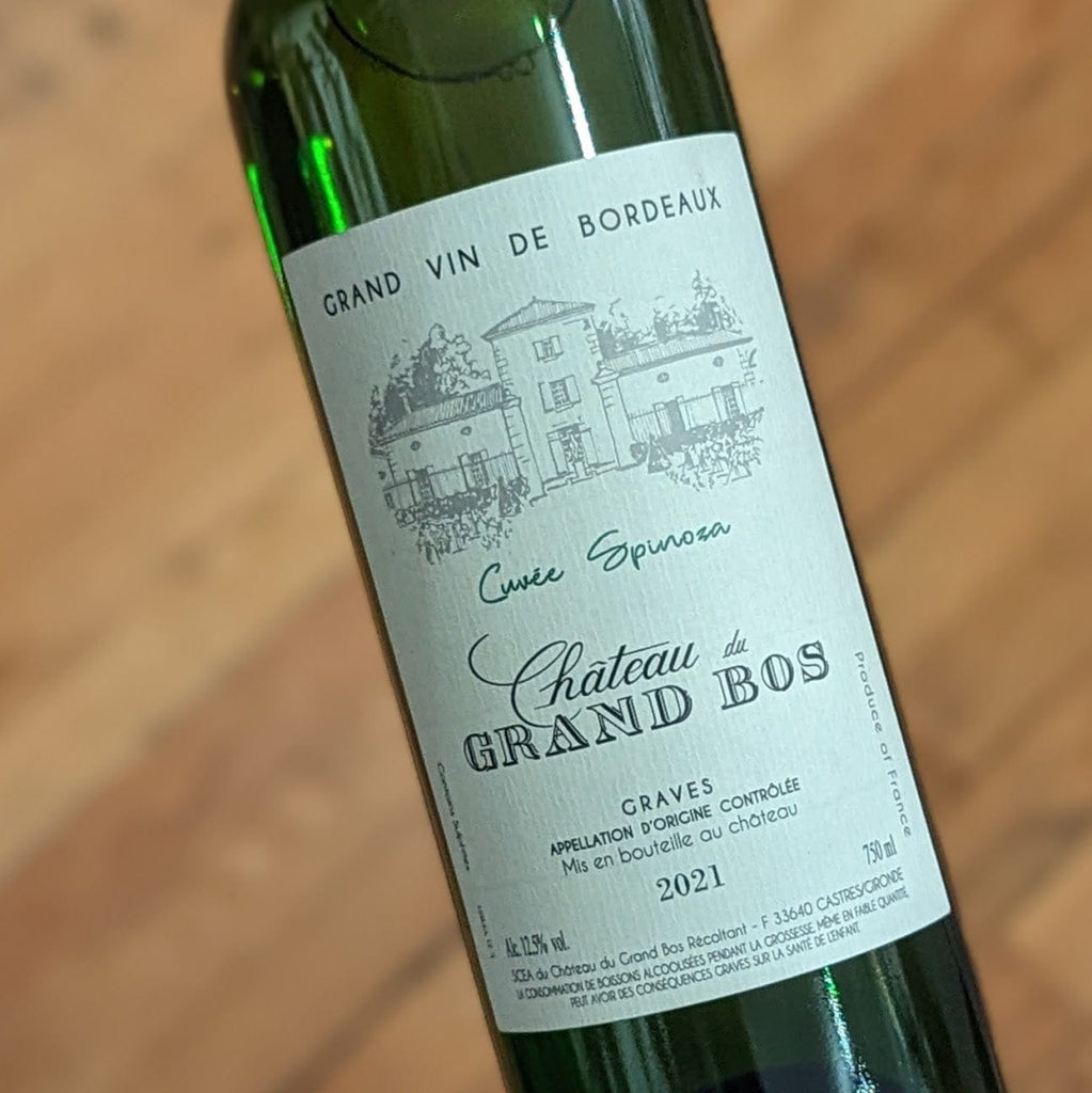 Chateau du Grand Bos Graves Blanc Cuvee Spinoza 2021 France-Bordeaux-White MCF Rare Wine - MCF Rare Wine