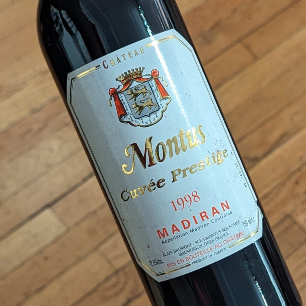 Chateau Montus Madiran Rouge Cuvee Prestige 1998 France-Sud Ouest-Red MCF Rare Wine - MCF Rare Wine