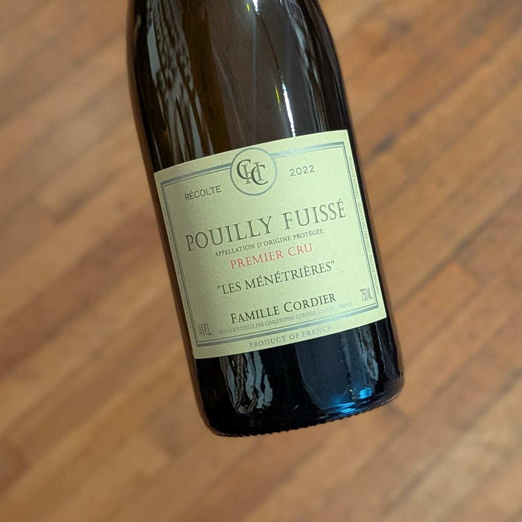 Domaine Cordier Pouilly-Fuissé 1er Cru Les Ménétrières 2024 France-Burgundy-White MCF Rare Wine - MCF Rare Wine