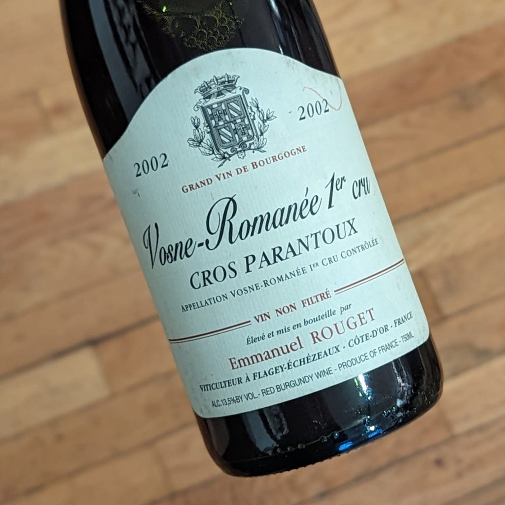 Emmanuel Rouget Vosne-Romanee 1er Cru Cros Parantoux 2002 France-Burgundy-Red MCF Rare Wine - MCF Rare Wine
