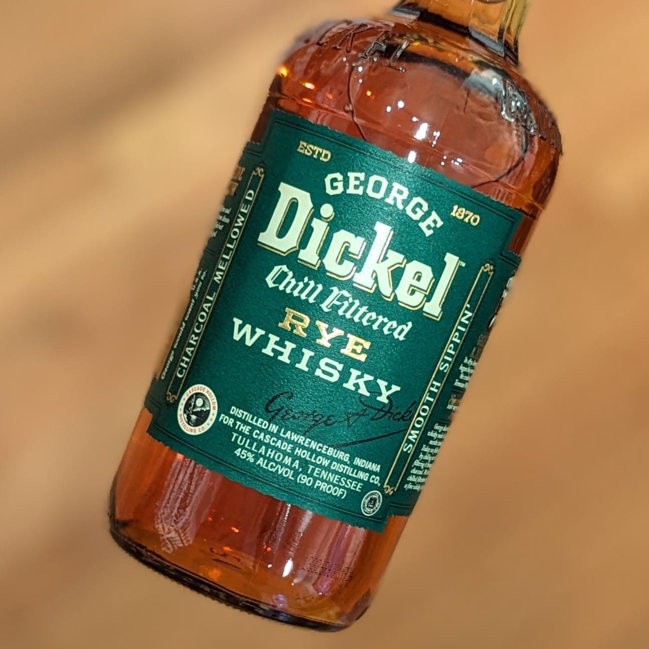 George Dickel Rye Whisky 1.0L