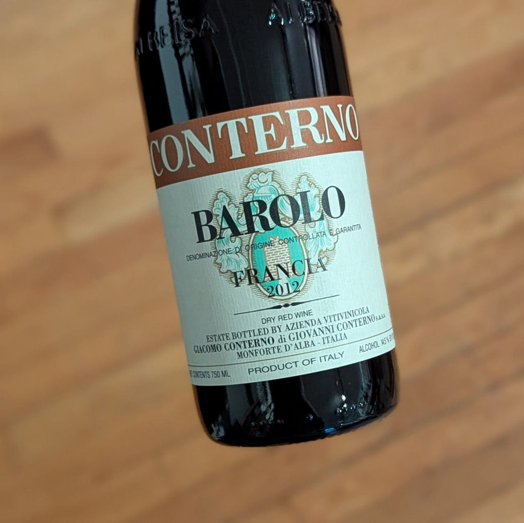 Giacomo Conterno Barolo Cascina Francia 2012 Italy-Piedmont-Red MCF Rare Wine - MCF Rare Wine