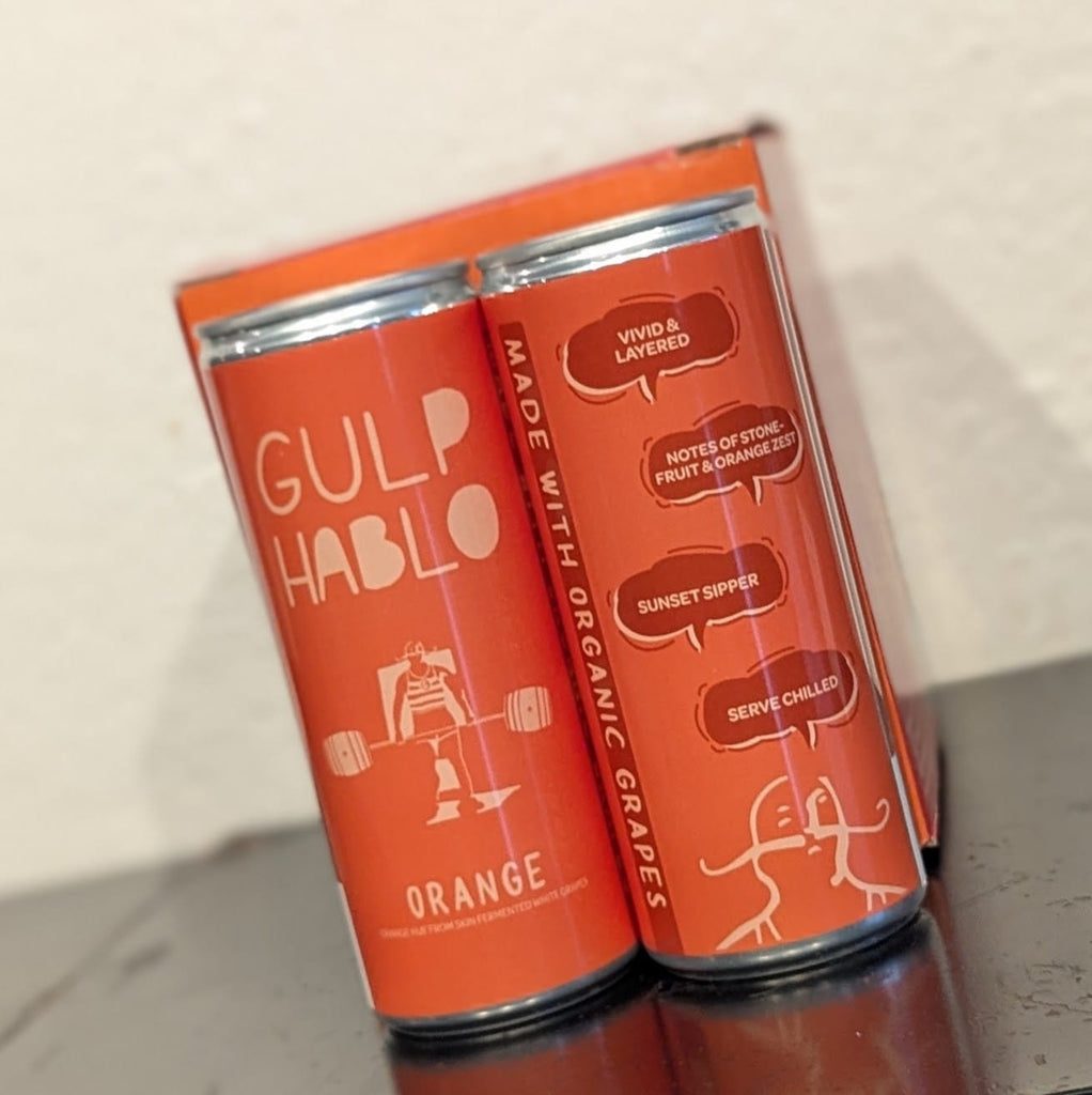 Gulp Hablo Orange 2025 250ml Can (Four Pack) Spain-La Mancha-Orange MCF Rare Wine - MCF Rare Wine