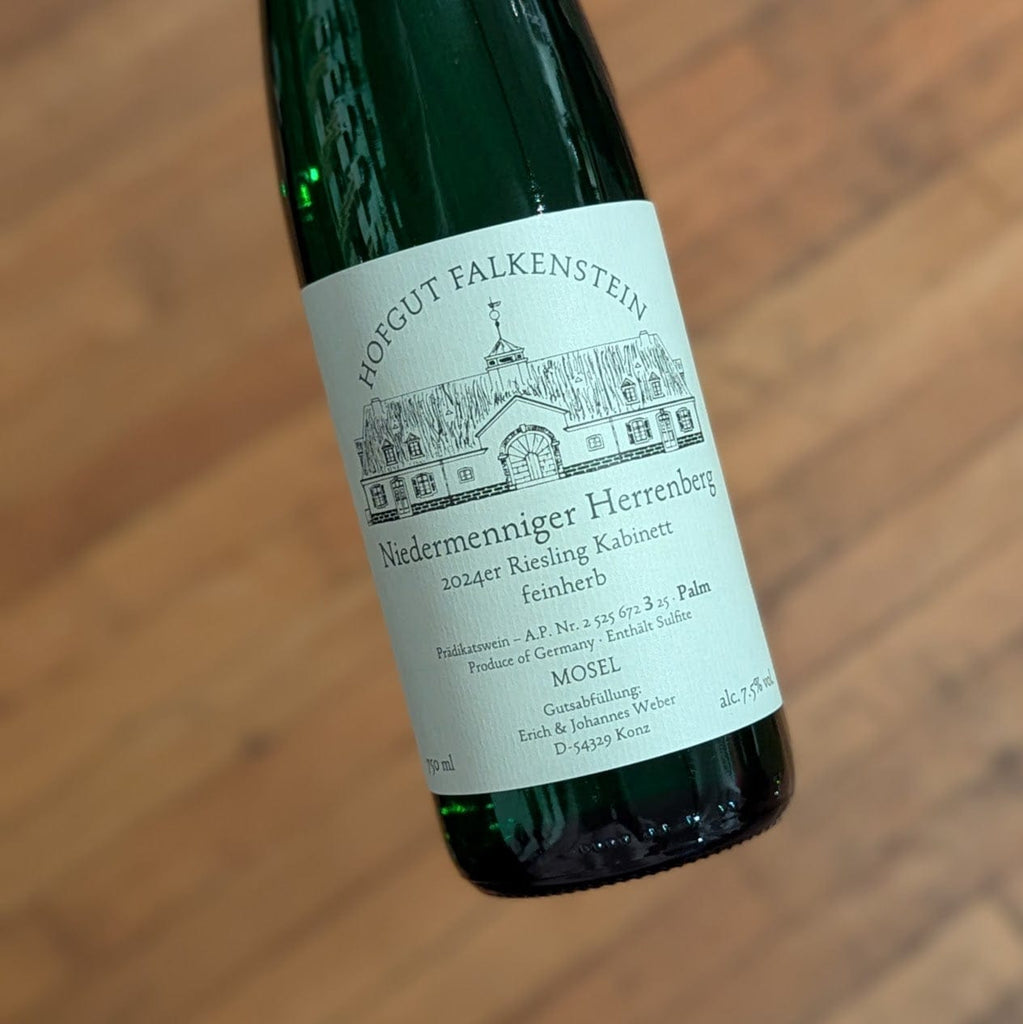 Hofgut Falkenstein Riesling Spätlese Feinherb Niedermenninger Herrenberg AP3 Palm 2024 Germany-Mosel-White MCF Rare Wine - MCF Rare Wine