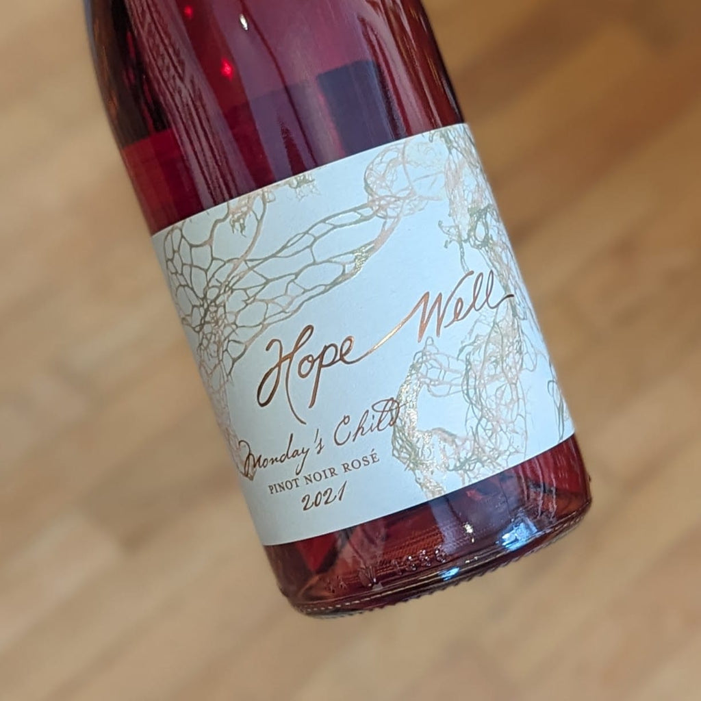 Hope Well Rose of Pinot Noir Monday's Child Eola Amity Hills 2021 USA-Oregon-White MCF Rare Wine - MCF Rare Wine