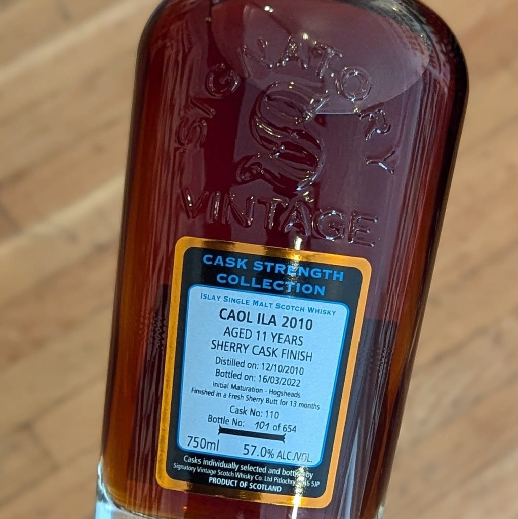 Signatory Caol Ila  2010 Cask Strenghth 11yr Liquor-Whiskey-Scotland-Single Malt MCF Rare Wine - MCF Rare Wine