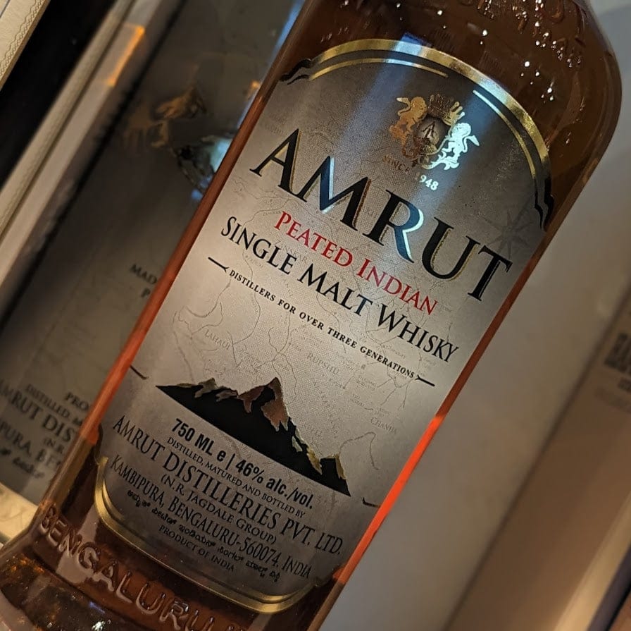 Amrut Indian Peated Single Malt Whisky Liquor-Whiskey-India MCF Rare Wine - MCF Rare Wine