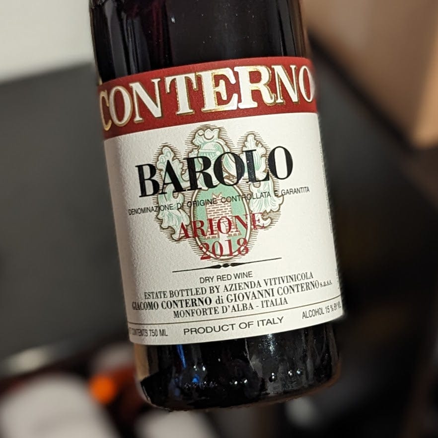 Giacomo Conterno Barolo Arione 2018 Italy-Piedmont-Red MCF Rare Wine - MCF Rare Wine